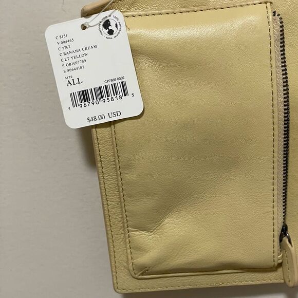 New WE THE FREE PEOPLE Distressed Leather Rider Crossbody Handmade NWT $58 - Picture 4 of 7